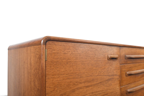 Vintage Beithcraft X-base teak credenza by Val Rossi, Scotland, 1960s, view 10