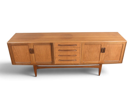 Vintage G Plan Fresco large teak and afromosia credenza by Victor B. Wilkins, 1960s, view 2