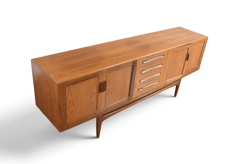 Vintage G Plan Fresco large teak and afromosia credenza by Victor B. Wilkins, 1960s, view 6