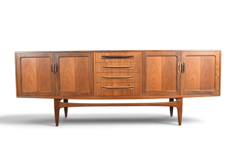 Vintage G Plan Fresco teak and afromosia credenza by Victor B. Wilkins, 1960s, view 2