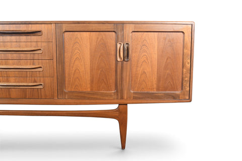 Vintage G Plan Fresco teak and afromosia credenza by Victor B. Wilkins, 1960s, view 3