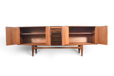 Vintage G Plan Fresco teak and afromosia credenza by Victor B. Wilkins, 1960s, view 4