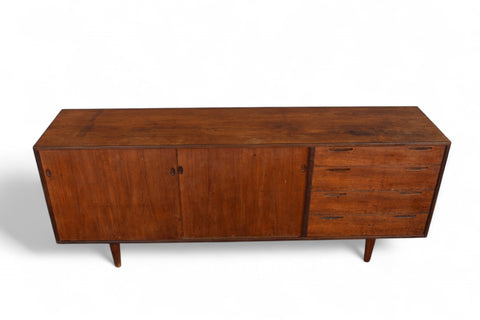 IB KOFOD LARSEN TEAK MID CENTURY CREDENZA FOR BRANDE