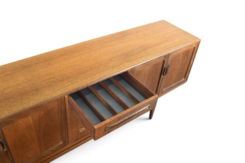 Vintage G Plan Fresco teak and afromosia credenza by Victor B. Wilkins, 1960s, view 5