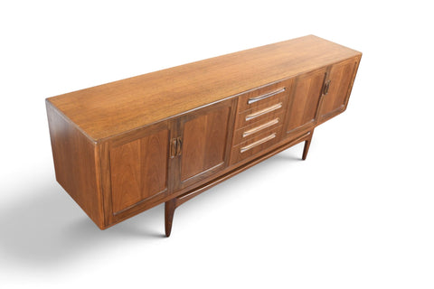 Vintage G Plan Fresco teak and afromosia credenza by Victor B. Wilkins, 1960s, view 6