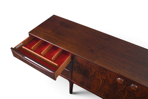 Vintage McIntosh Dunotter Brazilian rosewood credenza, 1960s, view 11