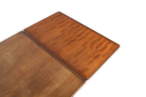 DANISH MODERN DRAW LEAF TEAK DINING TABLE