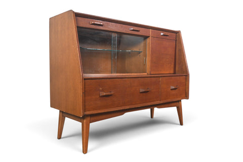 EARLY E. GOMME / G PLAN CREDENZA IN TEAK + OAK