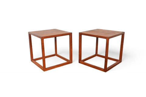 Pair of Kai Kristiansen for Aksel Kjærsgaard Side Tables in Teak