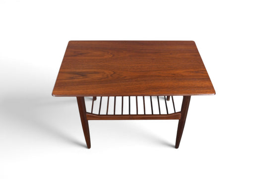"DANISH RANGE" TEAK SIDE TABLE BY IB KOFOD LARSEN #2