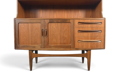 TALL G PLAN FRESCO TEAK + CANE CREDENZA / SIDEBOARD