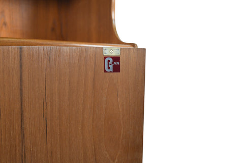 TALL G PLAN FRESCO TEAK + CANE CREDENZA / SIDEBOARD