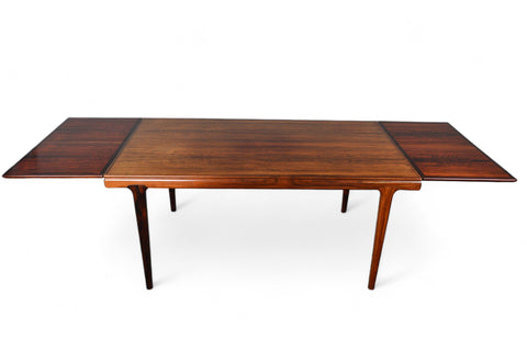 JOHANNES ANDERSEN TWO LEAF DINING TABLE IN ROSEWOOD