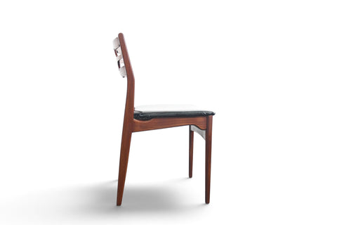 SET OF SIX DANISH MODERN DINING CHAIRS IN TEAK