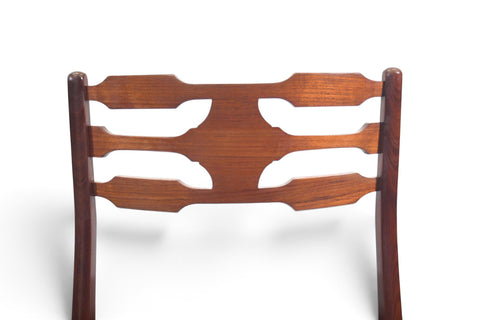 SET OF SIX DANISH MODERN DINING CHAIRS IN TEAK