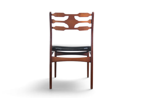 SET OF SIX DANISH MODERN DINING CHAIRS IN TEAK