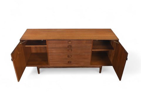 SMALL IB KOFOD LARSEN "DANISH RANGE" CREDENZA IN TEAK + AFROMOSIA