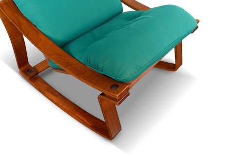 NORWEGIAN MODERN BENTWOOD ROCKING CHAIR