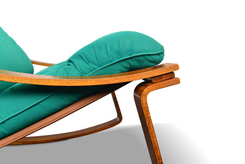 NORWEGIAN MODERN BENTWOOD ROCKING CHAIR