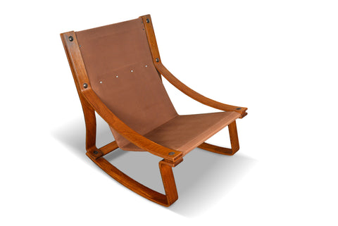 NORWEGIAN MODERN BENTWOOD ROCKING CHAIR