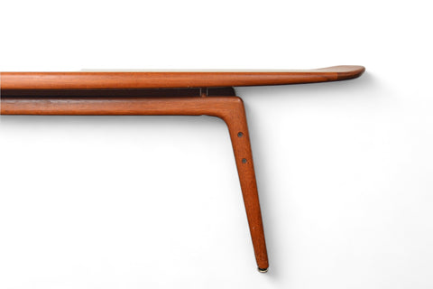 ARNE HOVMAND OLSEN FLOATING SURFBOARD COFFEE TABLE IN TEAK