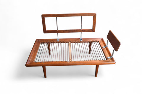 PETER HVIDT "MINERVA" THREE PIECE SECTIONAL SOFA IN TEAK