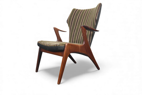 KURT ØSTERVIG ATOMIC WINGBACK LOUNGE CHAIR IN AFROMOSIA