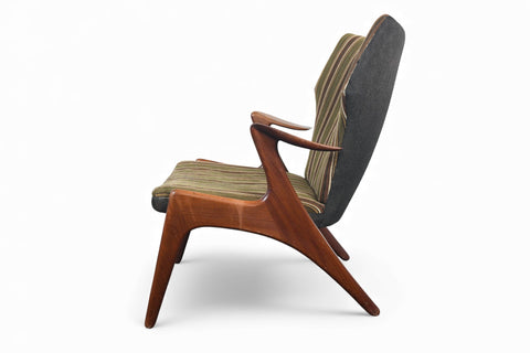 KURT ØSTERVIG ATOMIC WINGBACK LOUNGE CHAIR IN AFROMOSIA
