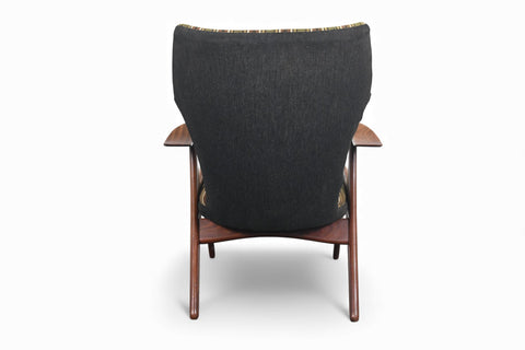 KURT ØSTERVIG ATOMIC WINGBACK LOUNGE CHAIR IN AFROMOSIA