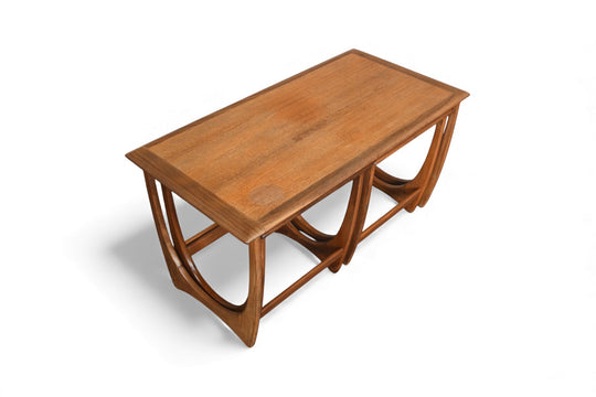 SET OF LONG G PLAN ASTRO NESTING TABLES