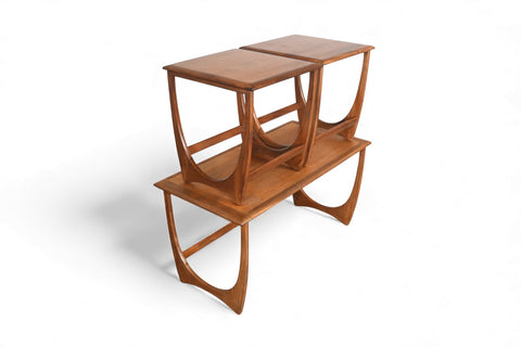 SET OF LONG G PLAN ASTRO NESTING TABLES