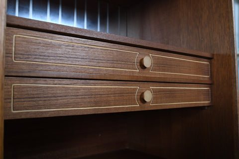 E.W. BACH HIGH SIDEBOARD WITH BAR IN OAK