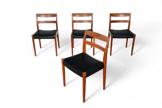 SET OF FOUR NILS JONSSON "GARMI" DINING CHAIRS IN TEAK