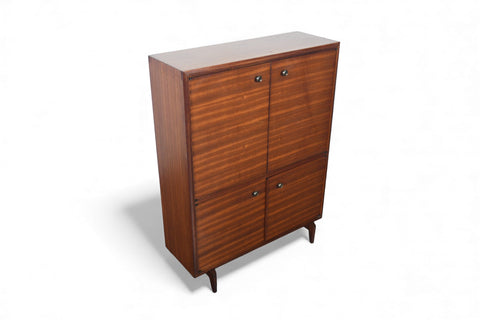 ON LOAN - BEAVER + TAPLEY "MULTI WIDTH" NARROW CUPBOARD IN MAHOGANY