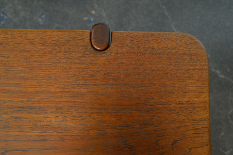 HANS WEGNER SOLID TEAK FLIP TOP COFFEE TABLE