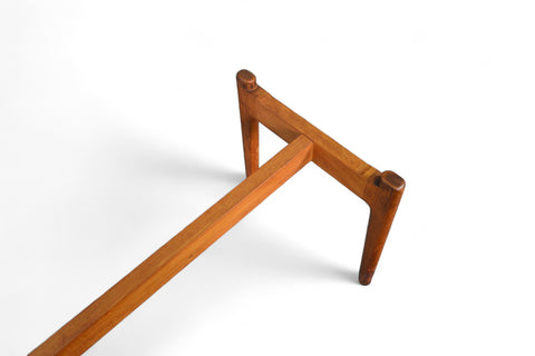 HANS WEGNER SOLID TEAK FLIP TOP COFFEE TABLE