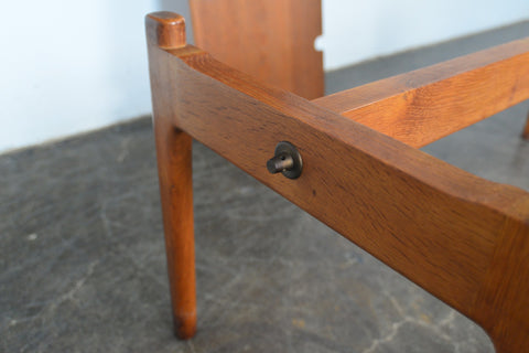 HANS WEGNER SOLID TEAK FLIP TOP COFFEE TABLE