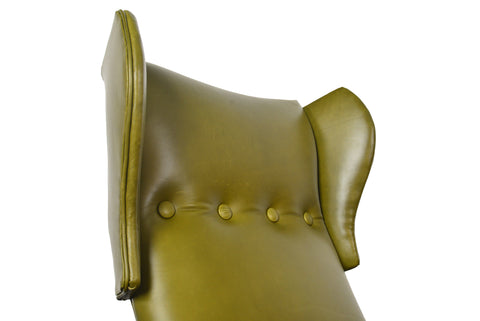 WINGBACK CANTILEVERED LOUNGE CHAIR BY GUSTAV AXEL BERG