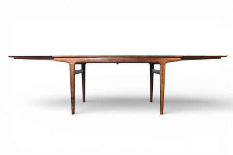 JOHANNES ANDERSEN DRAW LEAF DINING TABLE IN ROSEWOOD