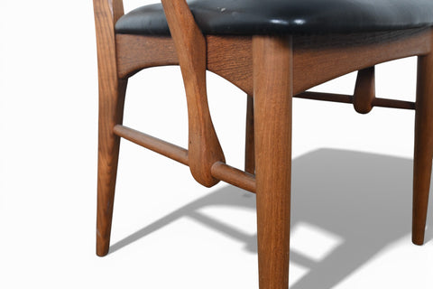 KOEFOED HORNSET 'LIS' HIGHBACK ARMCHAIR IN TEAK