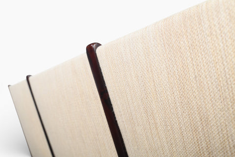 OLE WANSCHER MAHOGANY FRAMED SOFA FOR P. JEPPESEN