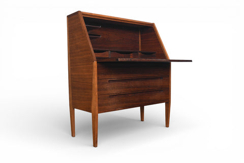 KAI KRISTIANSEN FOR HJN BRAZILIAN ROSEWOOD SECRETARY DESK