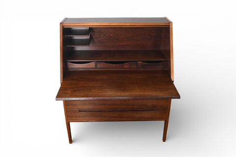 KAI KRISTIANSEN FOR HJN BRAZILIAN ROSEWOOD SECRETARY DESK