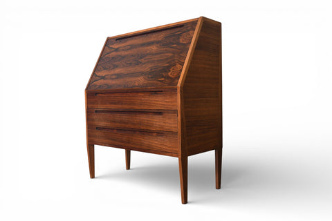 KAI KRISTIANSEN FOR HJN BRAZILIAN ROSEWOOD SECRETARY DESK