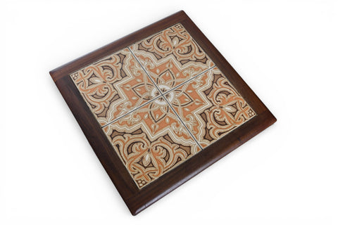 G PLAN ASTRO TILE TOP NESTING TABLES IN TEAK