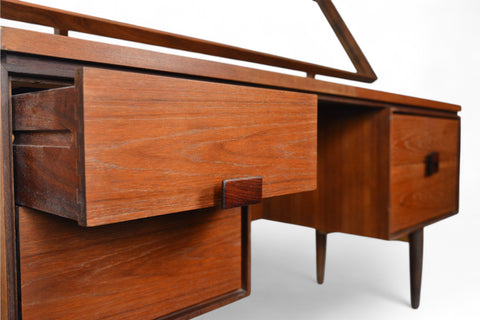 IB KOFOD LARSEN "DANISH RANGE" VANITY IN TEAK + ROSEWOOD