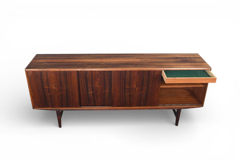 LOW BRAZILIAN ROSEWOOD CREDENZA BY E.W. BACH