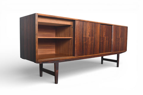 LOW BRAZILIAN ROSEWOOD CREDENZA BY E.W. BACH