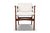 DANISH MODERN ARMCHAIR IN WHITE CURLY Q SHEARLING