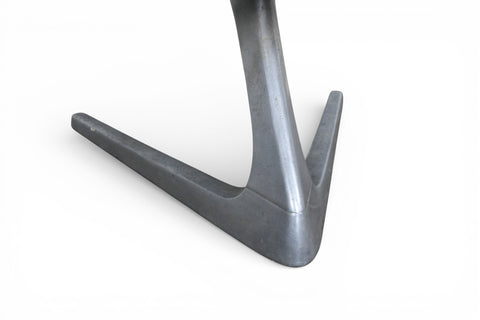 SINGLE CHROMCRAFT 'SCULPTA' SWIVEL DINING / TASK CHAIR